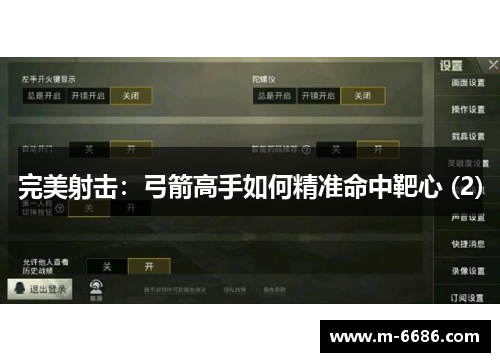 完美射击：弓箭高手如何精准命中靶心 (2)
